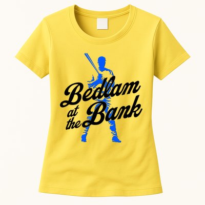 Bedlam At The Bank Baseball Fan Womens T-Shirt