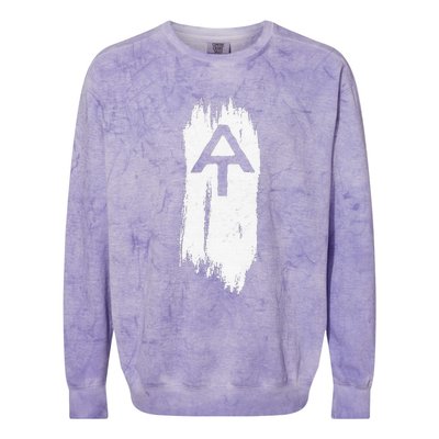 Blaze Appalachian Trail At Minimalist Hiking Colorblast Crewneck Sweatshirt