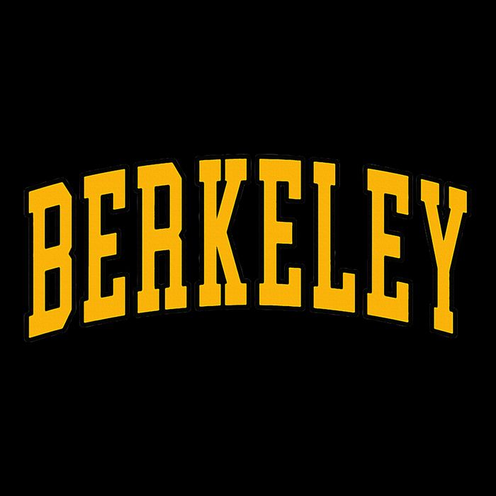Berkeley Arched Text Yellow Berkeley 16oz Travel Tumbler