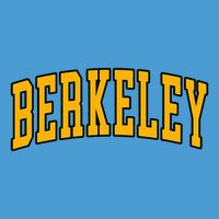 Berkeley Arched Text Yellow Berkeley Tie Dye Hoodie