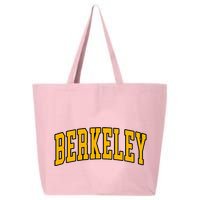 Berkeley Arched Text Yellow Berkeley 25L Jumbo Tote
