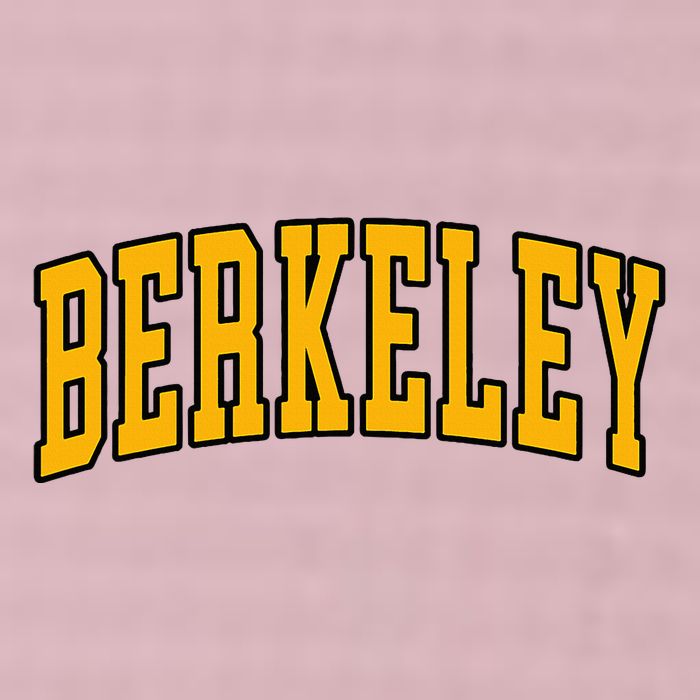 Berkeley Arched Text Yellow Berkeley 25L Jumbo Tote