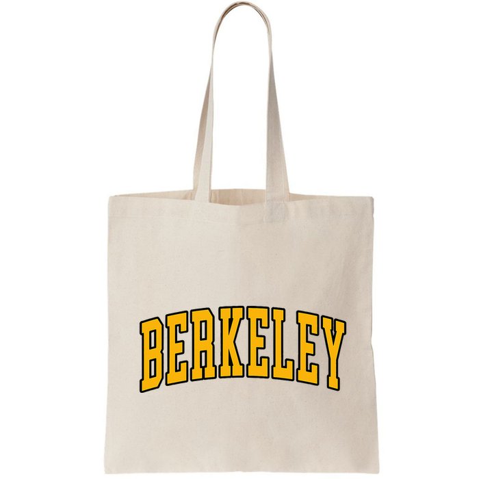 Berkeley Arched Text Yellow Berkeley Bag