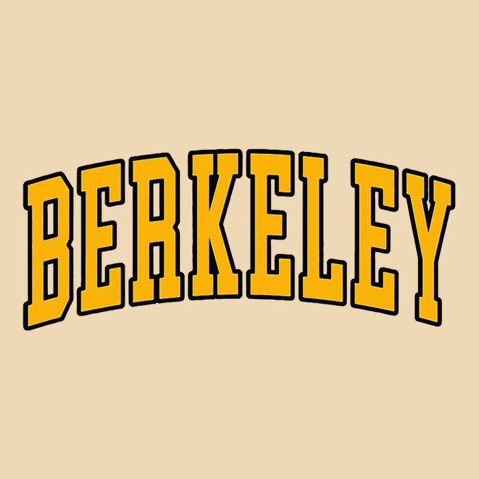 Berkeley Arched Text Yellow Berkeley Bag