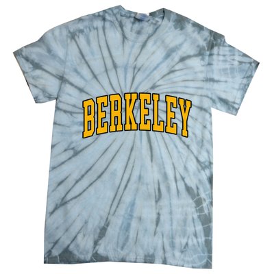 Berkeley Arched Text Yellow Berkeley Tie-Dye T-Shirt
