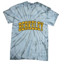 Berkeley Arched Text Yellow Berkeley Tie-Dye T-Shirt