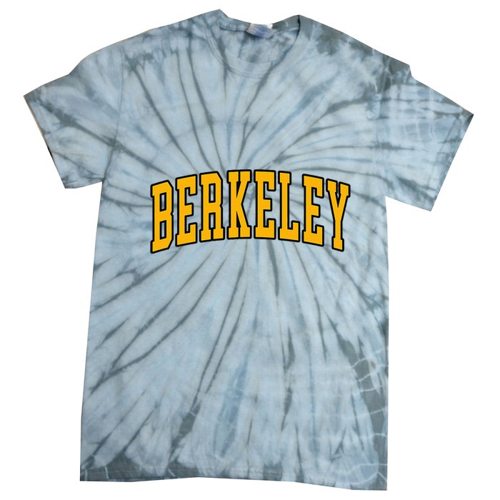 Berkeley Arched Text Yellow Berkeley Tie-Dye T-Shirt