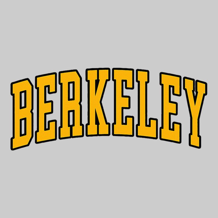 Berkeley Arched Text Yellow Berkeley Tie-Dye T-Shirt