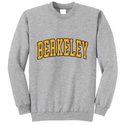 Berkeley Arched Text Yellow Berkeley Tall Sweatshirt