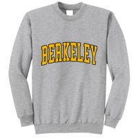 Berkeley Arched Text Yellow Berkeley Tall Sweatshirt