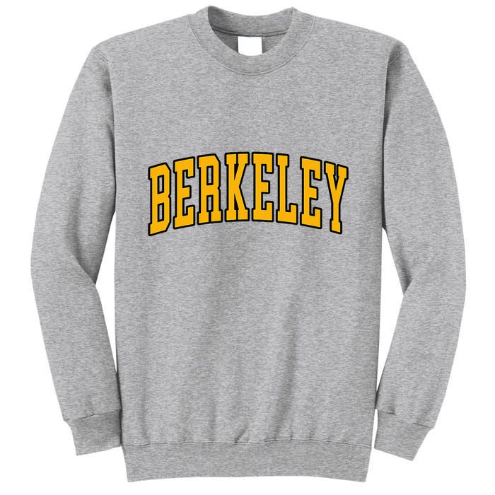Berkeley Arched Text Yellow Berkeley Tall Sweatshirt