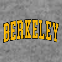 Berkeley Arched Text Yellow Berkeley Toddler Sweatshirt
