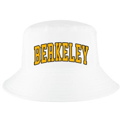 Berkeley Arched Text Yellow Berkeley Cool Comfort Performance Bucket Hat