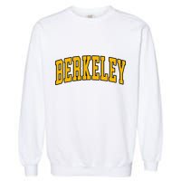 Berkeley Arched Text Yellow Berkeley Garment-Dyed Sweatshirt