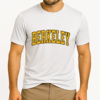 Berkeley Arched Text Yellow Berkeley Performance Shirt