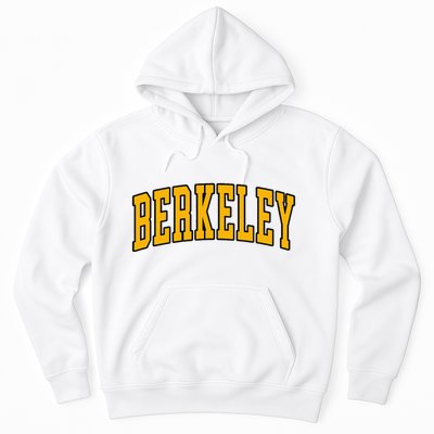 Berkeley Arched Text Yellow Berkeley Hoodie