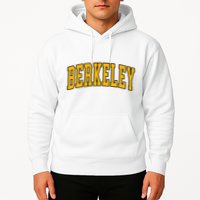 Berkeley Arched Text Yellow Berkeley Hoodie