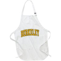 Berkeley Arched Text Yellow Berkeley Apron