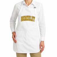 Berkeley Arched Text Yellow Berkeley Apron
