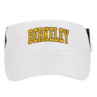 Berkeley Arched Text Yellow Berkeley Adult Drive Performance Visor