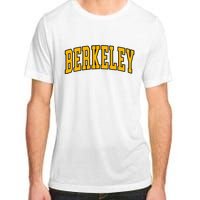 Berkeley Arched Text Yellow Berkeley Adult ChromaSoft Performance T-Shirt