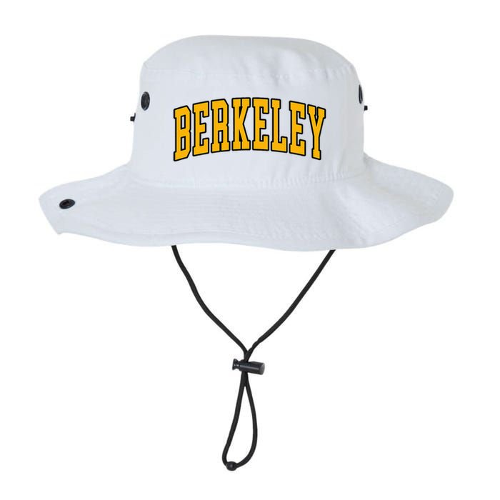 Berkeley Arched Text Yellow Berkeley Bucket Hat