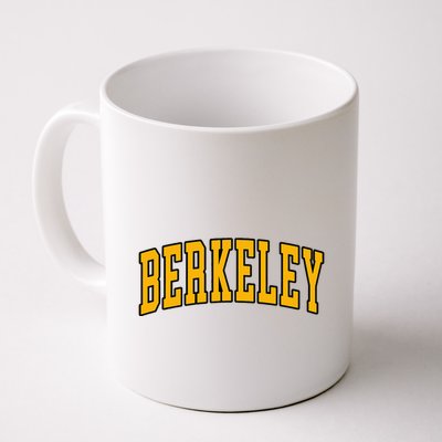 Berkeley Arched Text Yellow Berkeley Mug