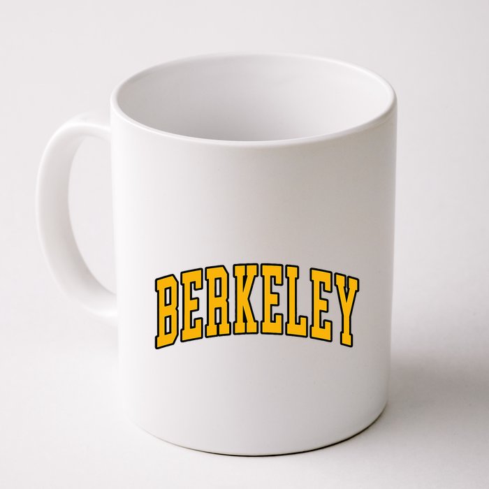 Berkeley Arched Text Yellow Berkeley Mug