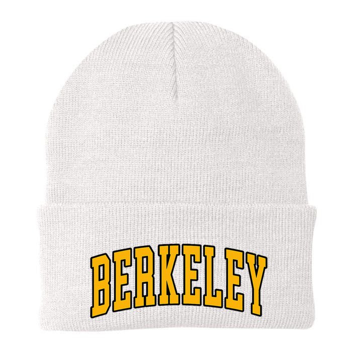 Berkeley Arched Text Yellow Berkeley Beanie