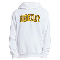 Berkeley Arched Text Yellow Berkeley Urban Pullover Hoodie