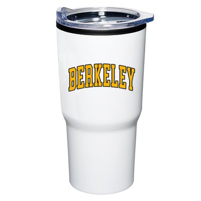 Berkeley Arched Text Yellow Berkeley Tumbler