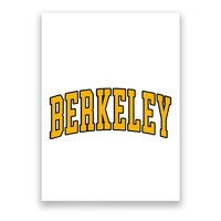Berkeley Arched Text Yellow Berkeley Poster