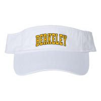 Berkeley Arched Text Yellow Berkeley Visor