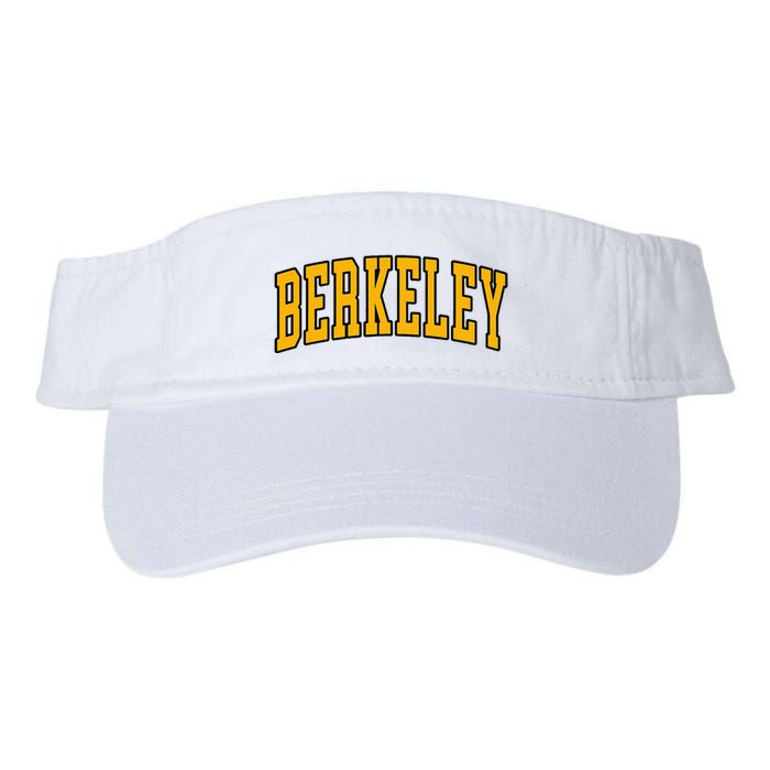 Berkeley Arched Text Yellow Berkeley Visor