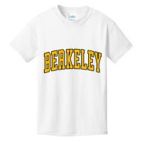Berkeley Arched Text Yellow Berkeley Kids T-Shirt