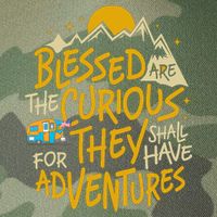 Blessed Are The Curious They Shall Have Adventures Legacy Tie Dye Trucker Hat