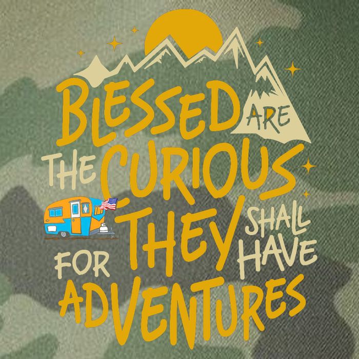Blessed Are The Curious They Shall Have Adventures Legacy Tie Dye Trucker Hat