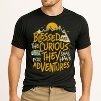 Blessed Are The Curious They Shall Have Adventures Performance Shirt