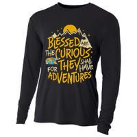 Blessed Are The Curious They Shall Have Adventures Cooling Performance Long Sleeve Crew