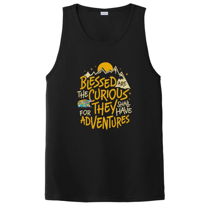 Blessed Are The Curious They Shall Have Adventures PosiCharge Competitor Tank