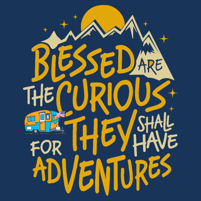 Blessed Are The Curious They Shall Have Adventures Infant Baby Jersey Bodysuit