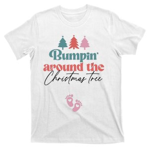 Bumpin Around The Christmas Tree Pregnancy Announcement T-Shirt