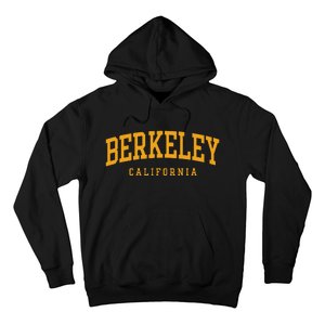 Berkeley Arched Text Yellow Hoodie