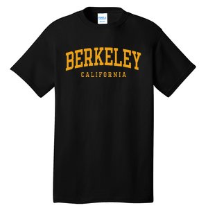 Berkeley Arched Text Yellow Tall T-Shirt