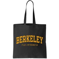 Berkeley Arched Text Yellow Tote Bag