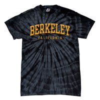 Berkeley Arched Text Yellow Tie-Dye T-Shirt