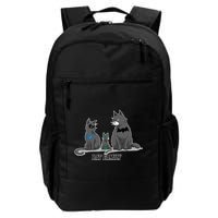 Batfamily Bat Cat Family Cartoon Spoof Backpack