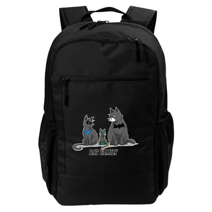 Batfamily Bat Cat Family Cartoon Spoof Backpack