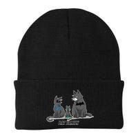 Batfamily Bat Cat Family Cartoon Spoof Beanie