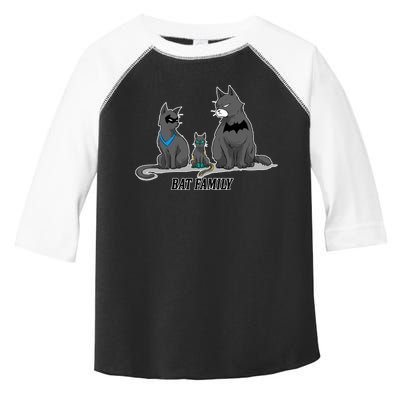 Batfamily Bat Cat Family Cartoon Spoof Toddler Fine Jersey T-Shirt